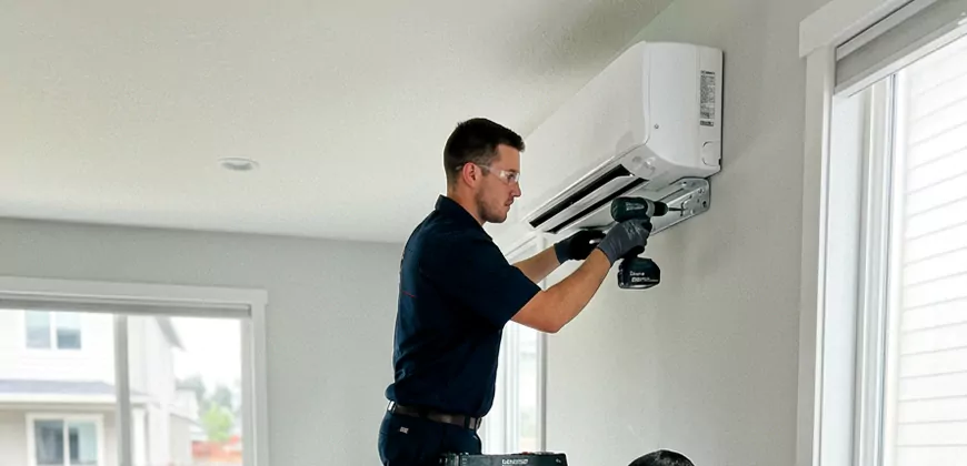 Split System Heating and Cooling Installation in Waxhaw