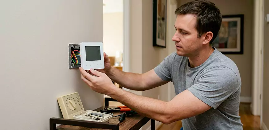 AC Control Panel Replacement in Waxhaw